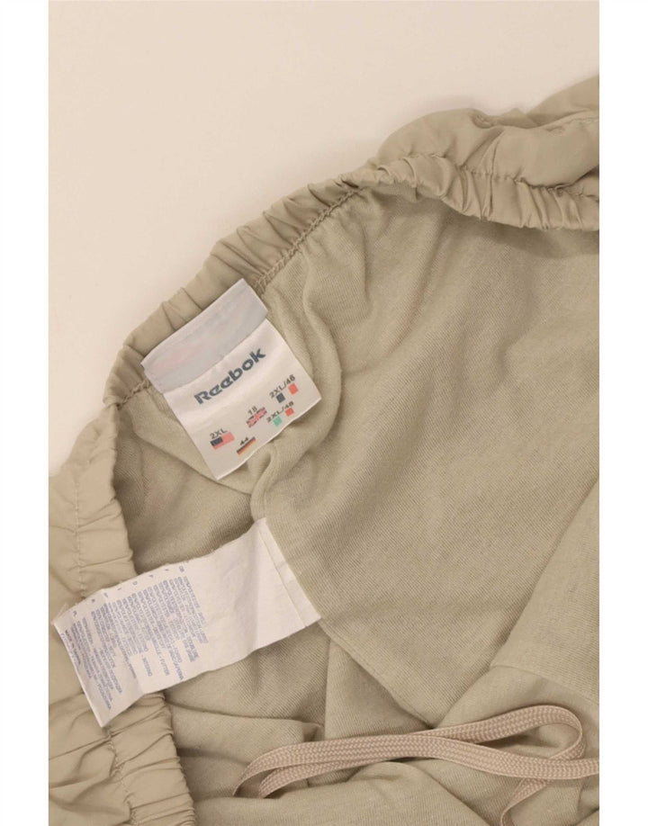 Pantaloni de trening Reebok pentru femei UK 18 XL poliester bej