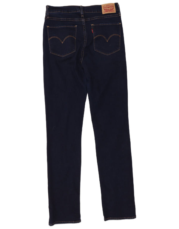 Blugi drepti cu talie mare Levi's 724 pentru femei L30 L30 bumbac albastru