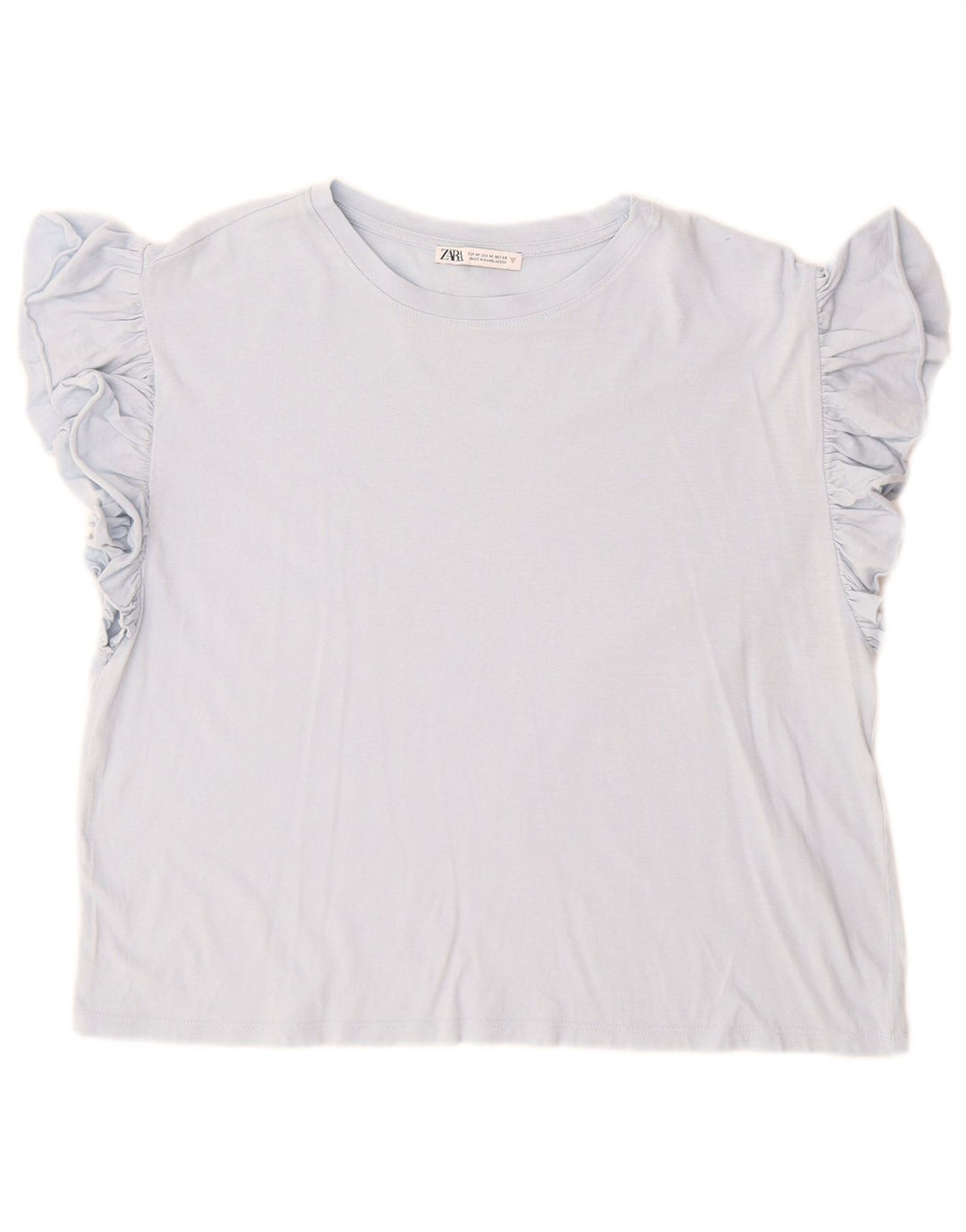 Top tricou pentru femei Zara UK 14 Medium Blue