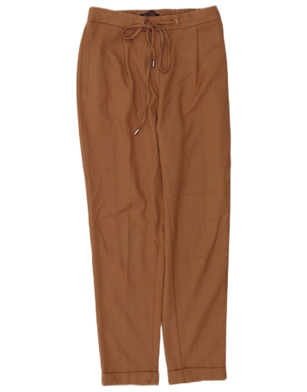 Pantaloni chino drepti pentru femei Marks & Spencer UK 8 Small W26 L28 Maro