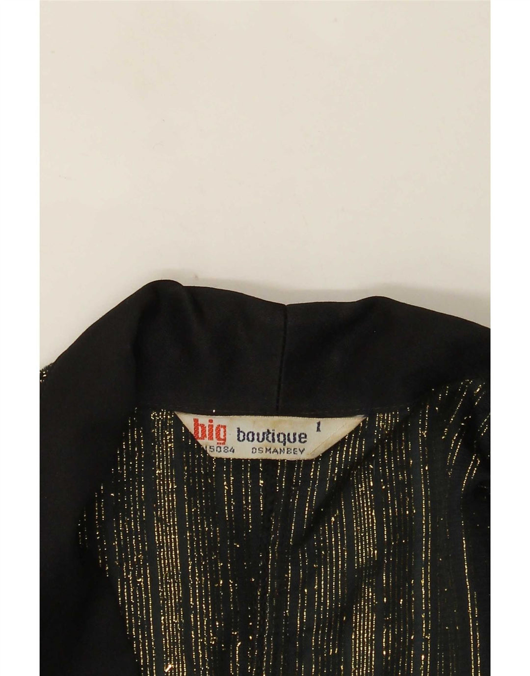 Blazer Vintage pentru femei cu 1 nasture, UK 16, mare, cu dungi negre