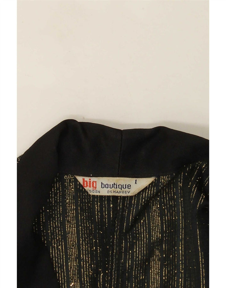Blazer Vintage pentru femei cu 1 nasture, UK 16, mare, cu dungi negre