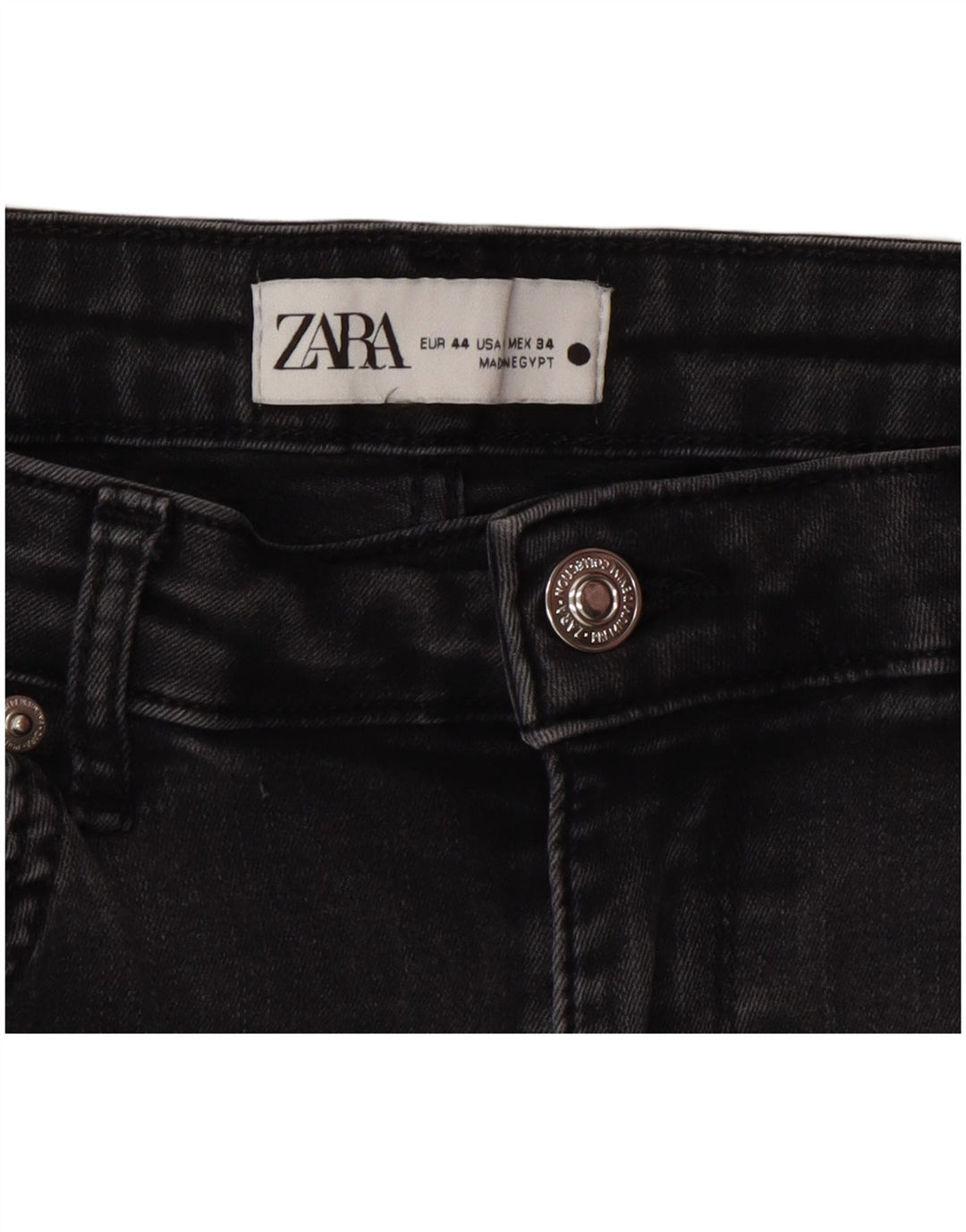 Blugi evazați pentru femei Zara EU 44 XL W34 L34 gri