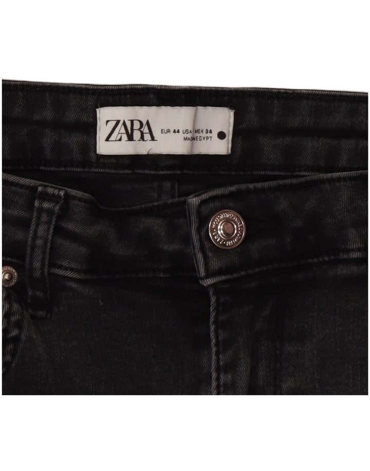 Blugi evazați pentru femei Zara EU 44 XL W34 L34 gri