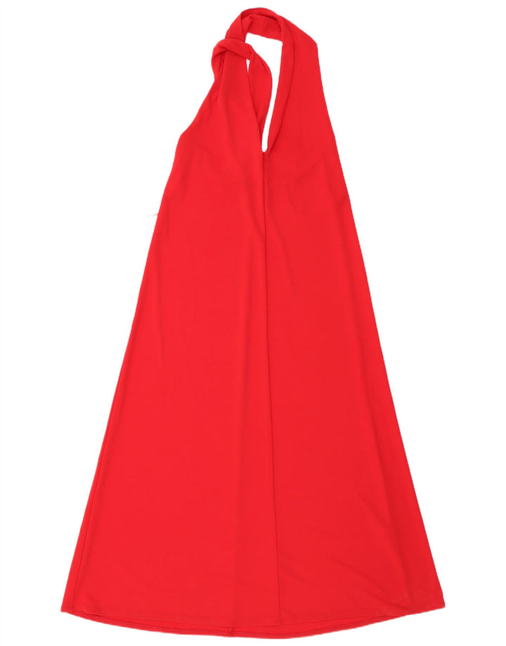 Rochie pentru femei Zara UK 10 Poliester roșu mic