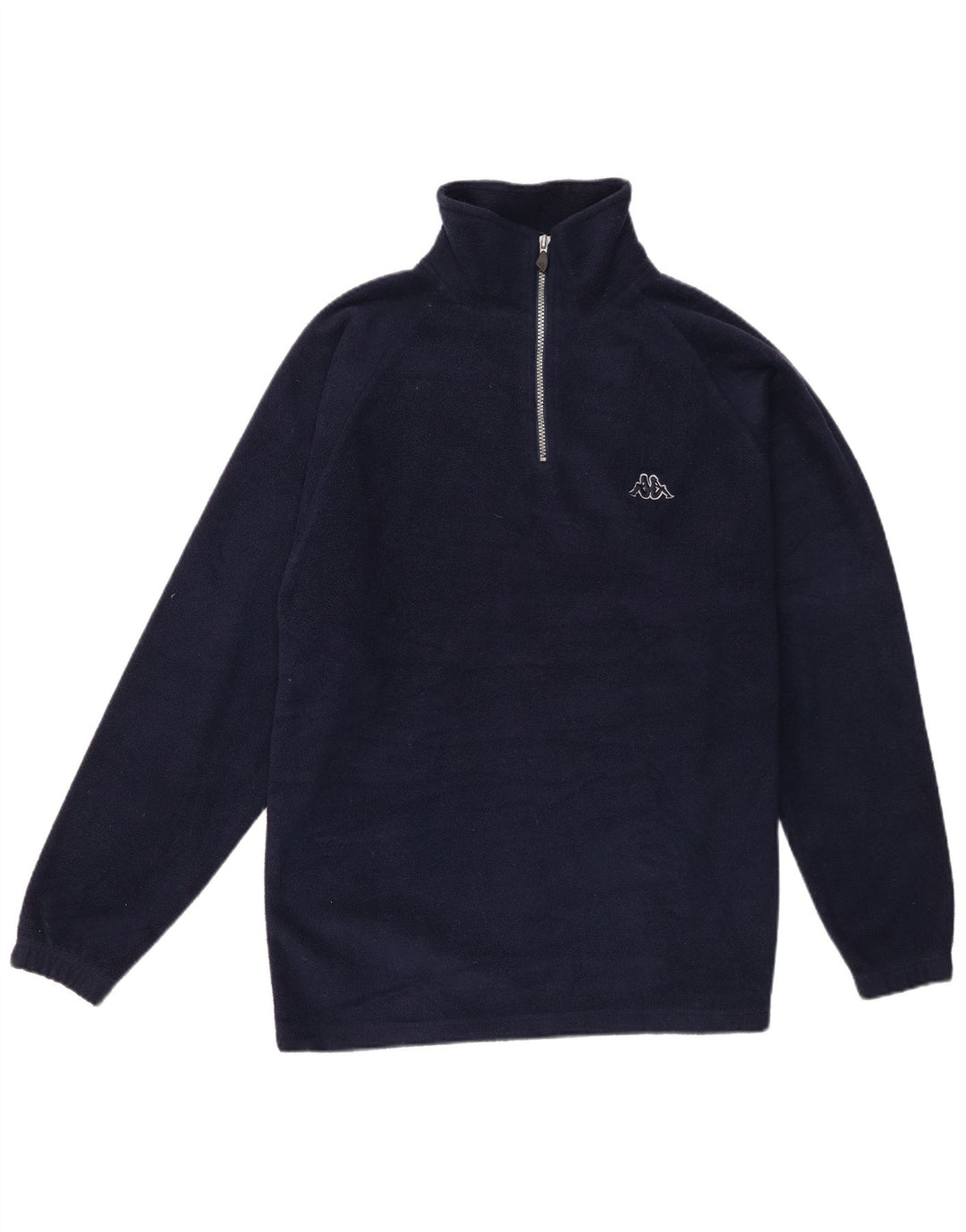 Pulover din fleece pentru bărbați Kappa, cu fermoar, poliester, albastru