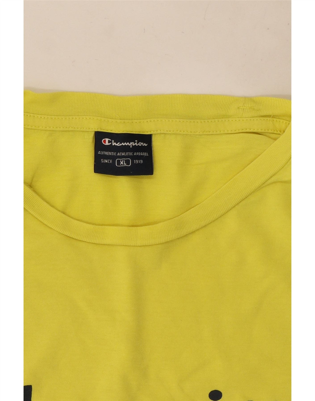 Tricou grafic pentru bărbați Champion Top XL Galben