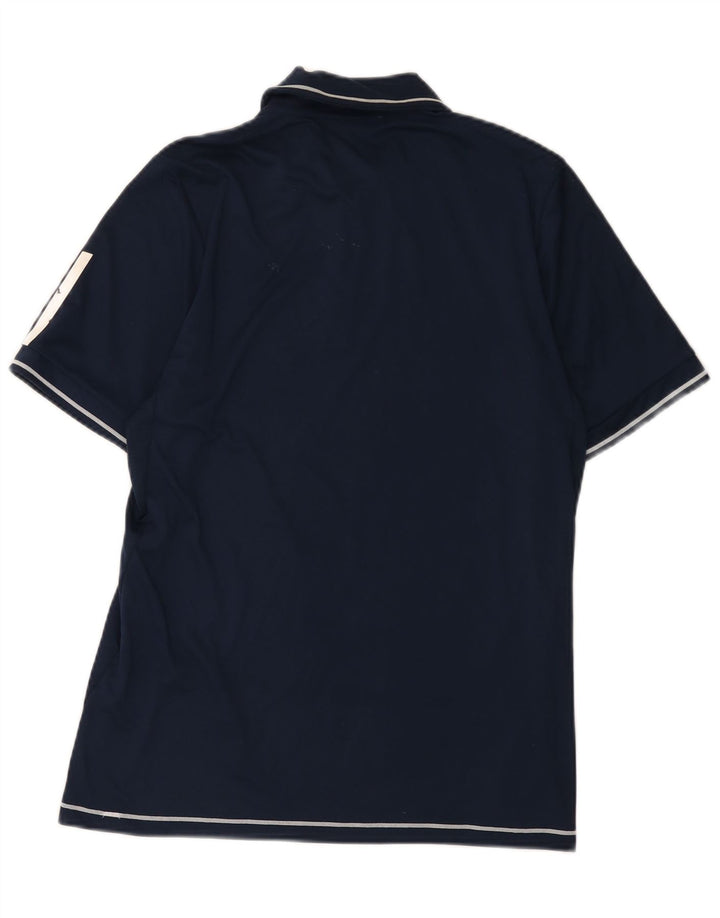 Tricou polo Adidas Climacool pentru bărbați, poliester bleumarin mic