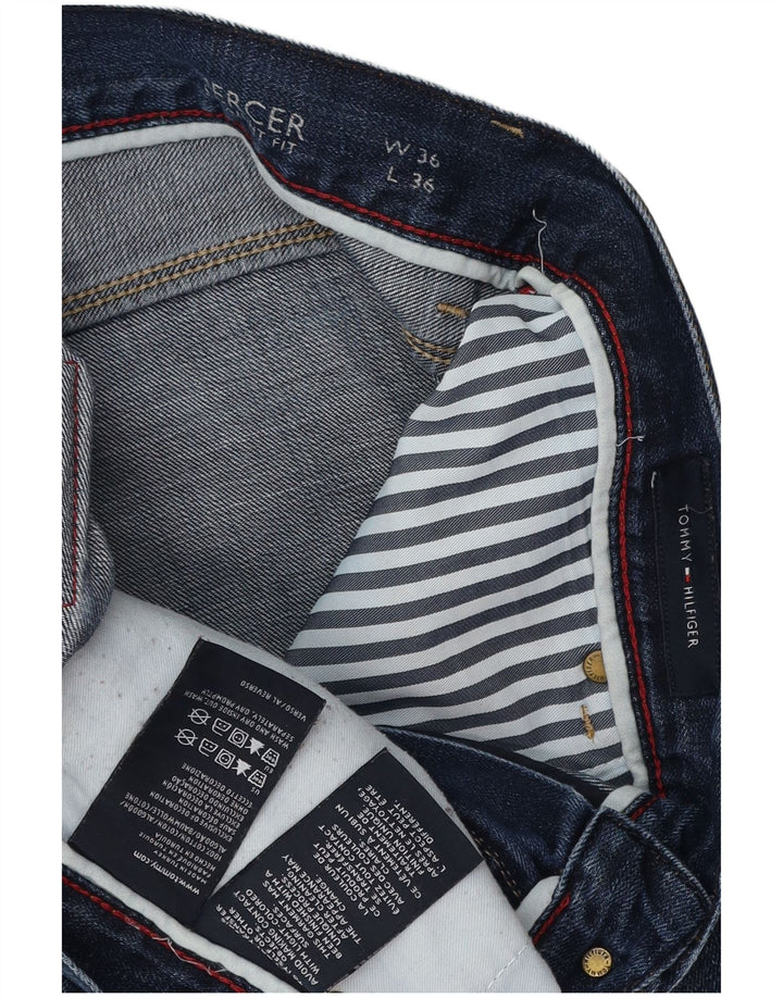 TOMMY HILFIGER Blugi pentru bărbați Mercer Straight W36 L36 Bumbac albastru