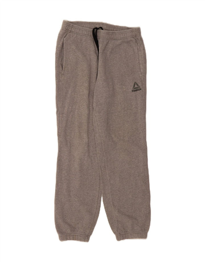 REEBOK Mens Tracksuit Trousers Joggers Medium  Grey Cotton Vintage Reebok and Second-Hand Reebok from Messina Hembry 