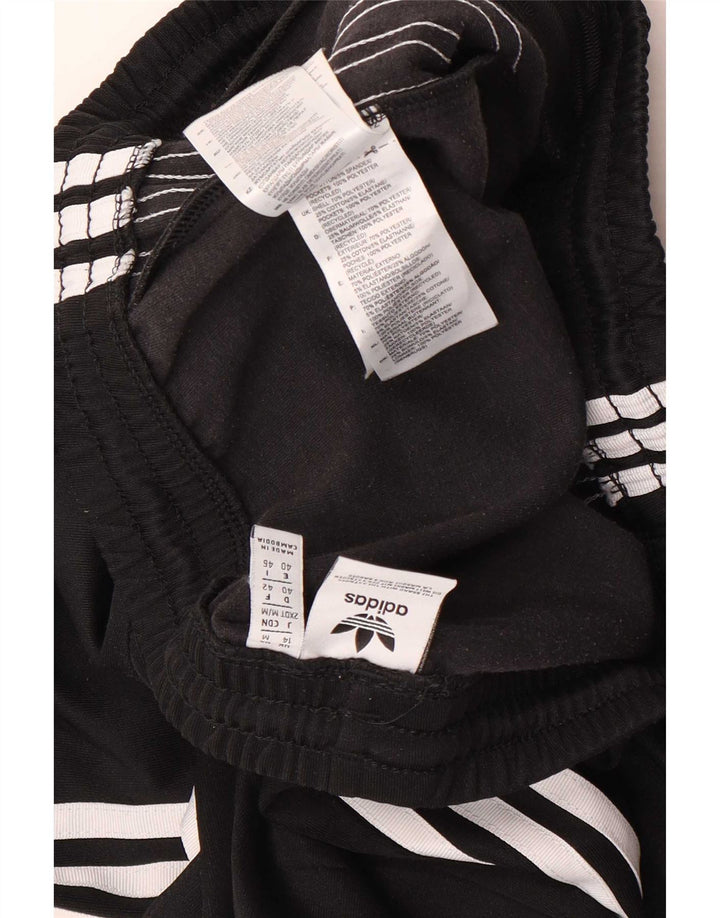 Pantaloni de trening Adidas pentru femei UK 14 Poliester mediu negru