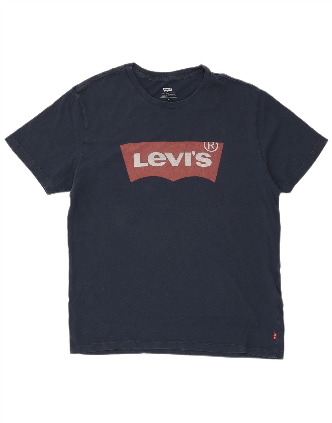 Tricou grafic pentru bărbați LEVI'S Top mediu din bumbac bleumarin