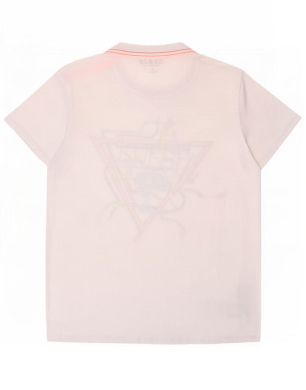 Tricou grafic Guess Boys Top 13-14 ani alb