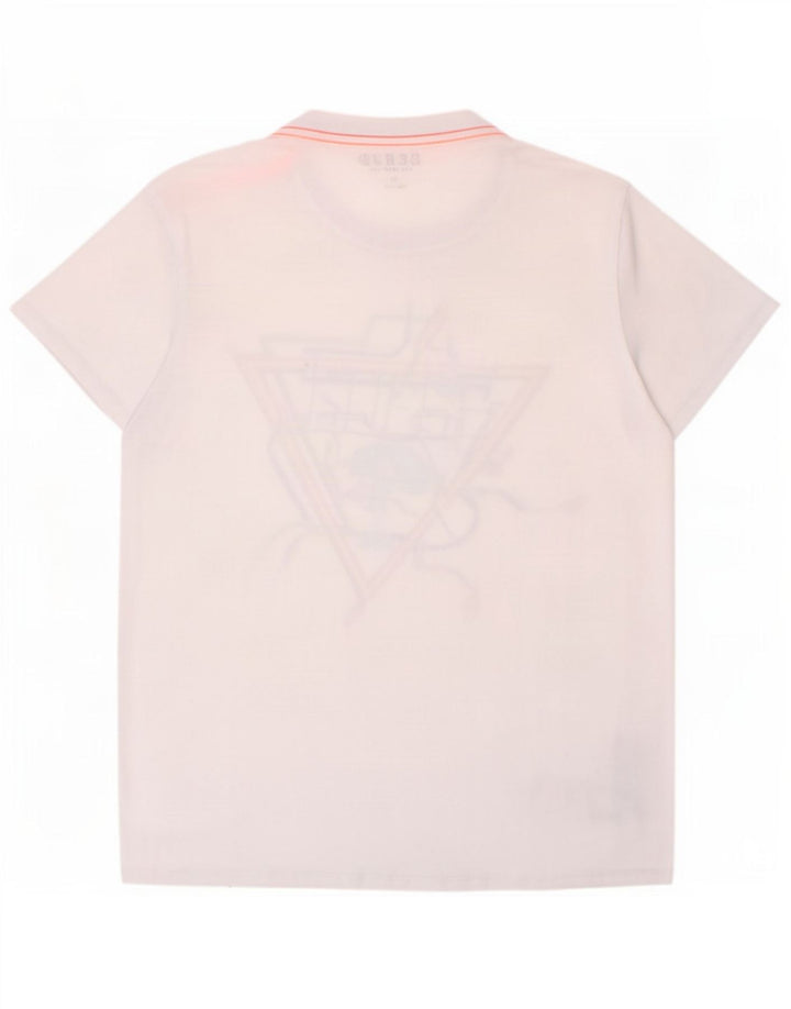 Tricou grafic Guess Boys Top 13-14 ani alb