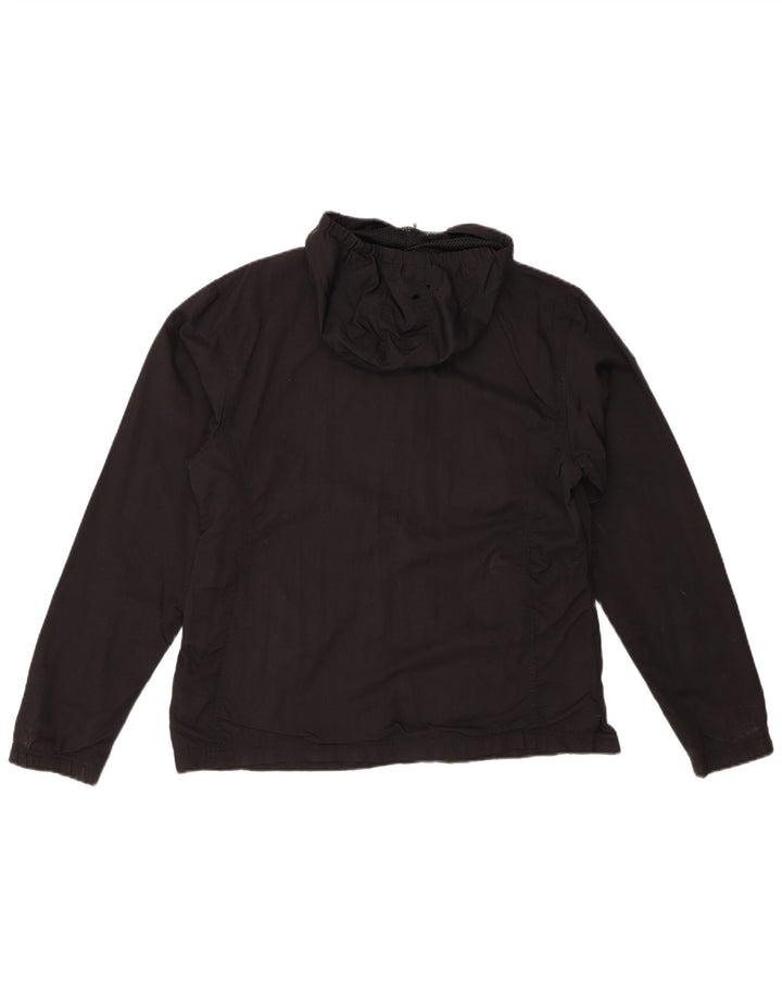 Jachetă Anorak cu glugă PUMA pentru femei UK 14, mare, negru, nailon