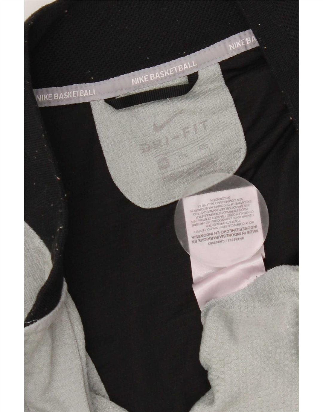Jachetă de top pentru trening Nike Dri Fit pentru bărbați, poliester gri 2XL
