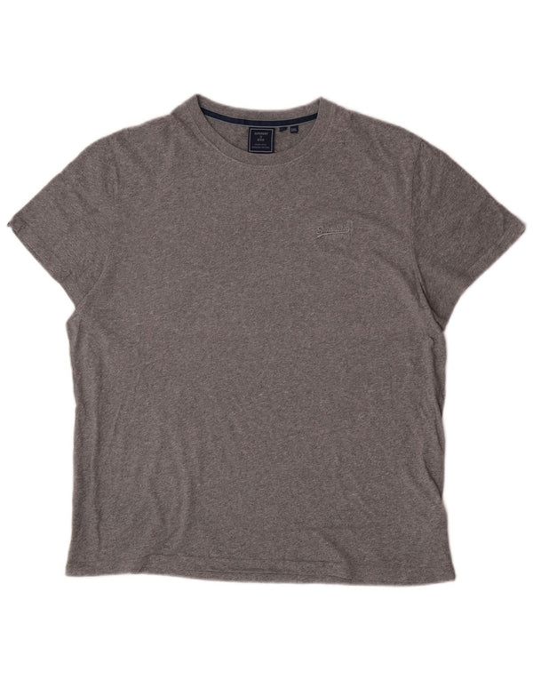 Tricou pentru femei Superdry Top 2XL bumbac gri