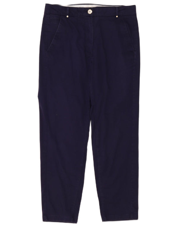 Pantaloni chino pentru femei Marks & Spencer UK 12 Medium W32 L28 Bleumarin