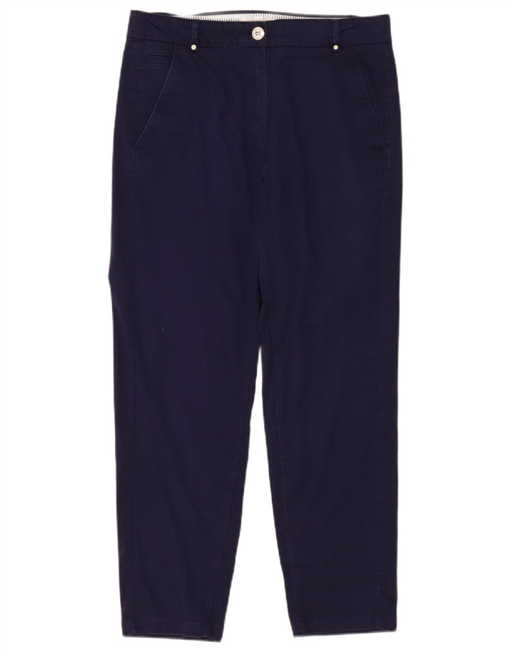 Pantaloni chino pentru femei Marks & Spencer UK 12 Medium W32 L28 Bleumarin