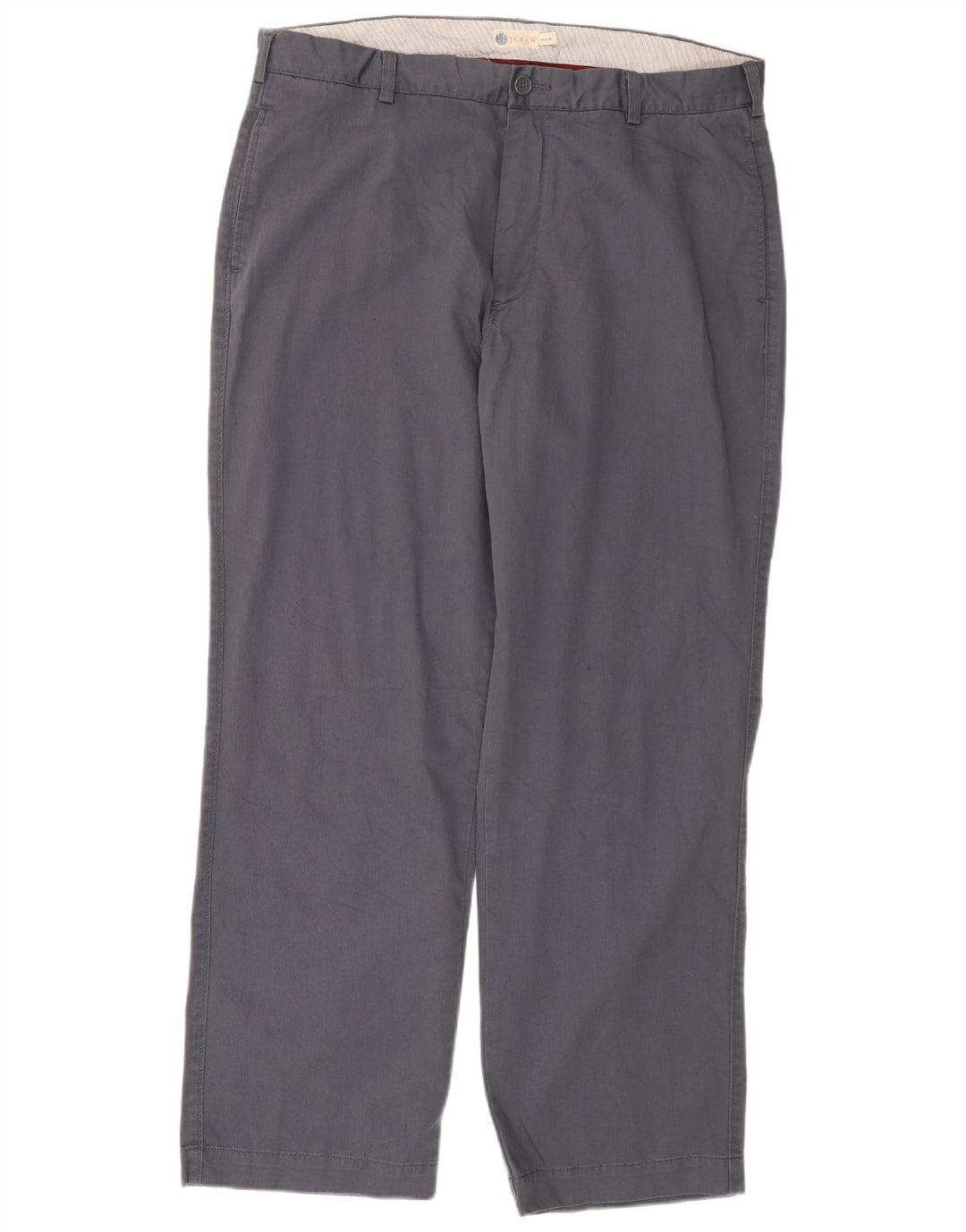 Pantaloni chino drept bărbați J. CREW L38 L32 bumbac gri