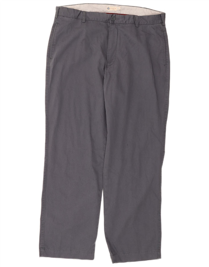 Pantaloni chino drept bărbați J. CREW L38 L32 bumbac gri