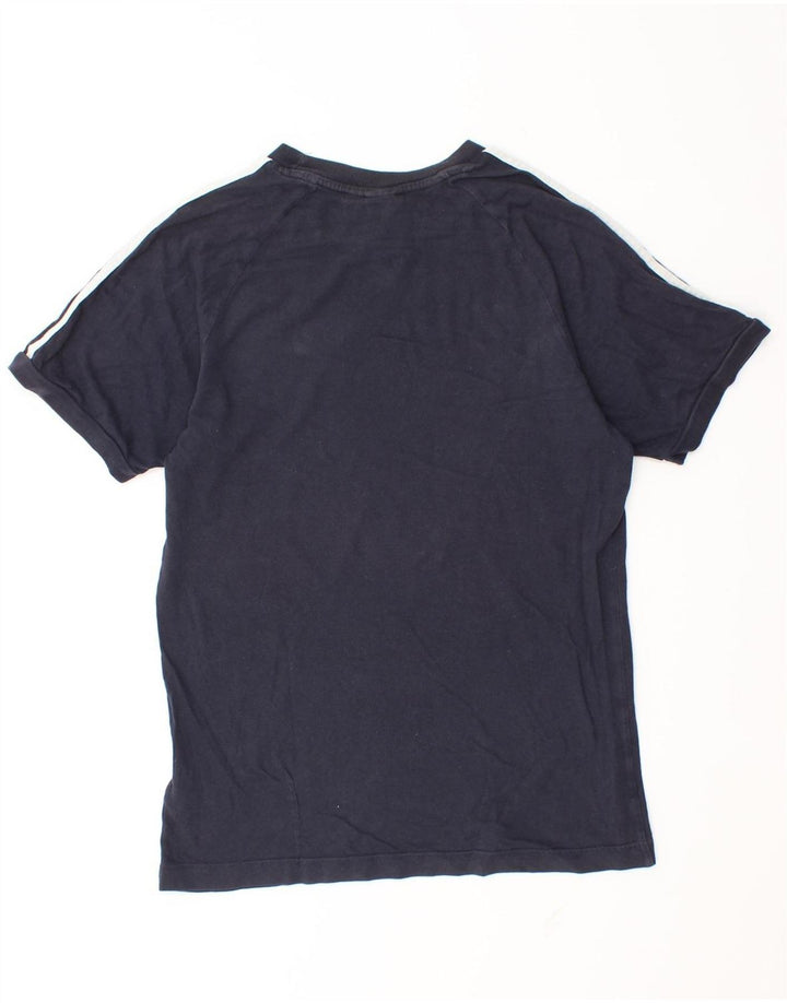 Tricou pentru bărbați Adidas Top mic din bumbac bleumarin
