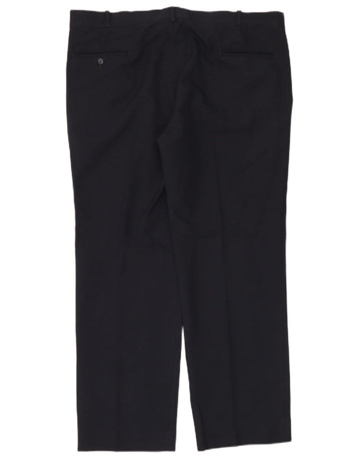 Farah Pantaloni drepți pentru bărbați L42 L33 Poliester bleumarin