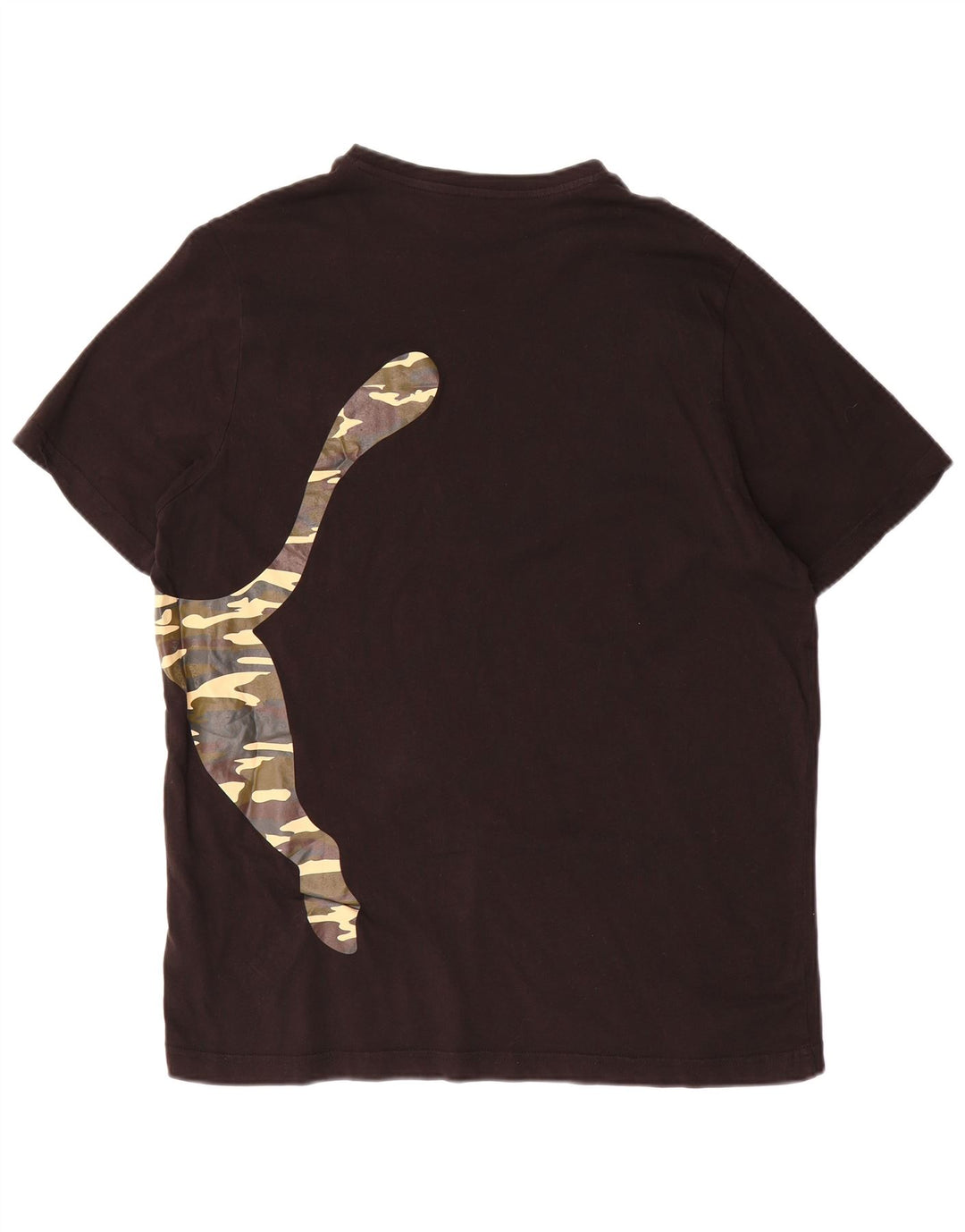 Tricou grafic Puma pentru bărbați Top mare din bumbac negru