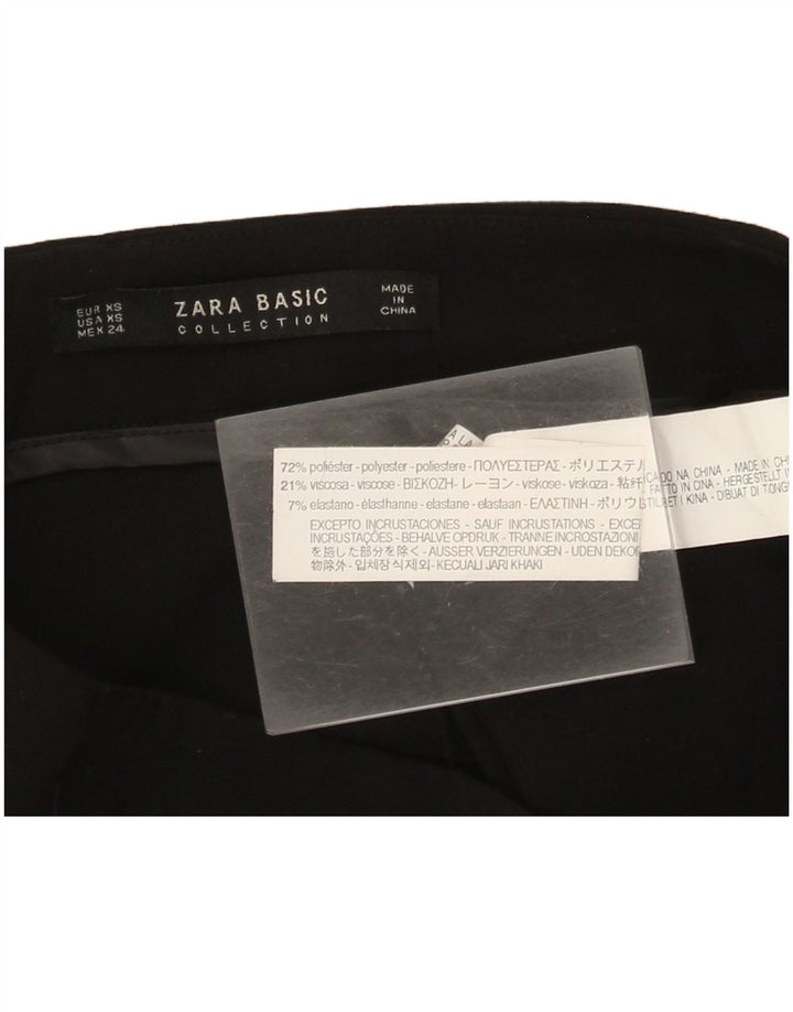 Pantaloni scurți casual pentru femei Zara XS W24 Poliester negru