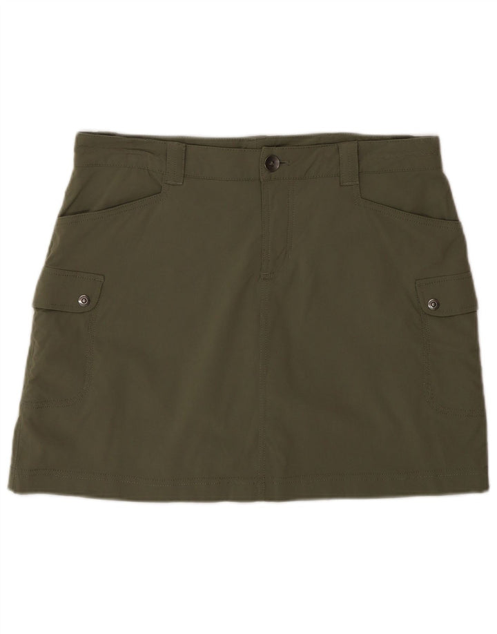 Fusta cargo pentru femei Eddie Bauer US 6 Medium W32 Khaki Nylon