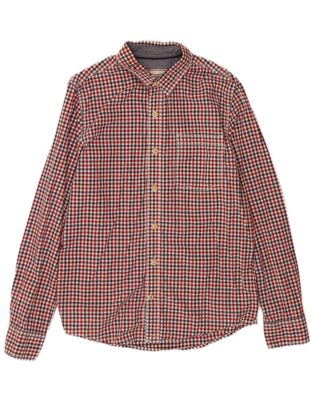 Cămașă Bărbați Fat Face Mic Roșu Gingham Bumbac