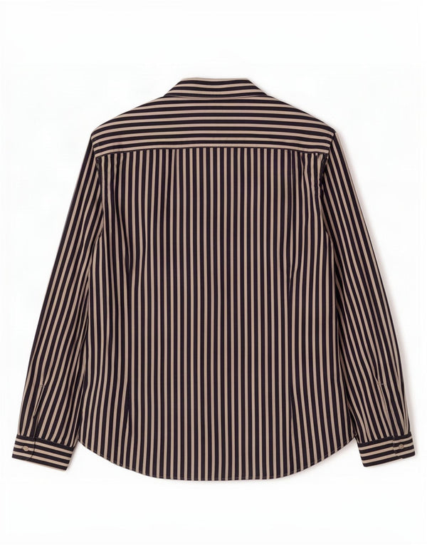 Cămașă Massimo Dutti pentru bărbați 2XL bleumarin cu dungi