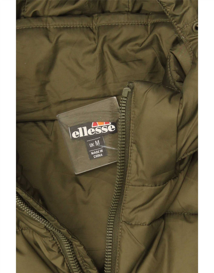 Jachetă căptușită cu glugă pentru bărbați Ellesse UK 38 Poliester verde mediu