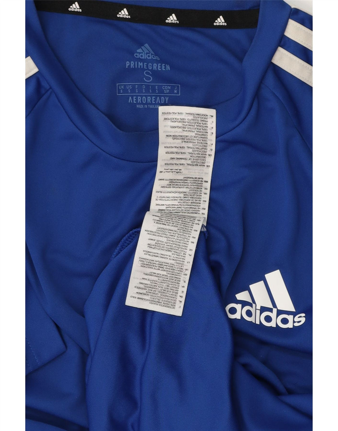 Tricou ADIDAS Climalite pentru bărbați Top mic, albastru, poliester