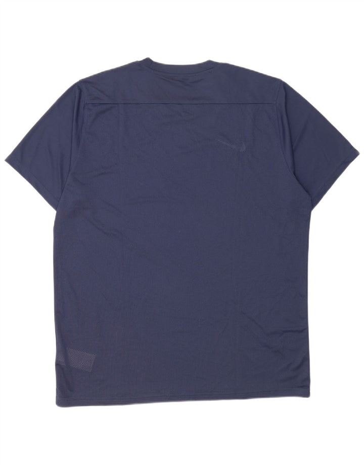 Tricou pentru bărbați Nike Dri Fit Top 2XL poliester bleumarin