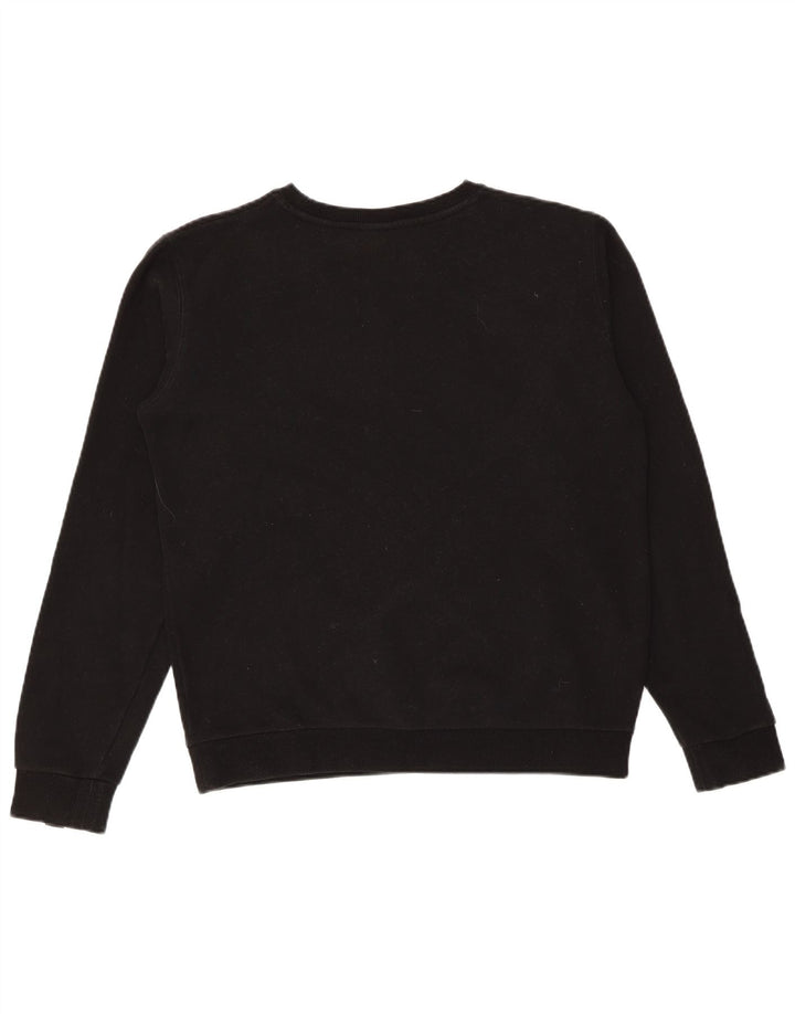 Pulover supradimensionat cu grafic pentru femei Ellesse UK 8 Bumbac negru mic