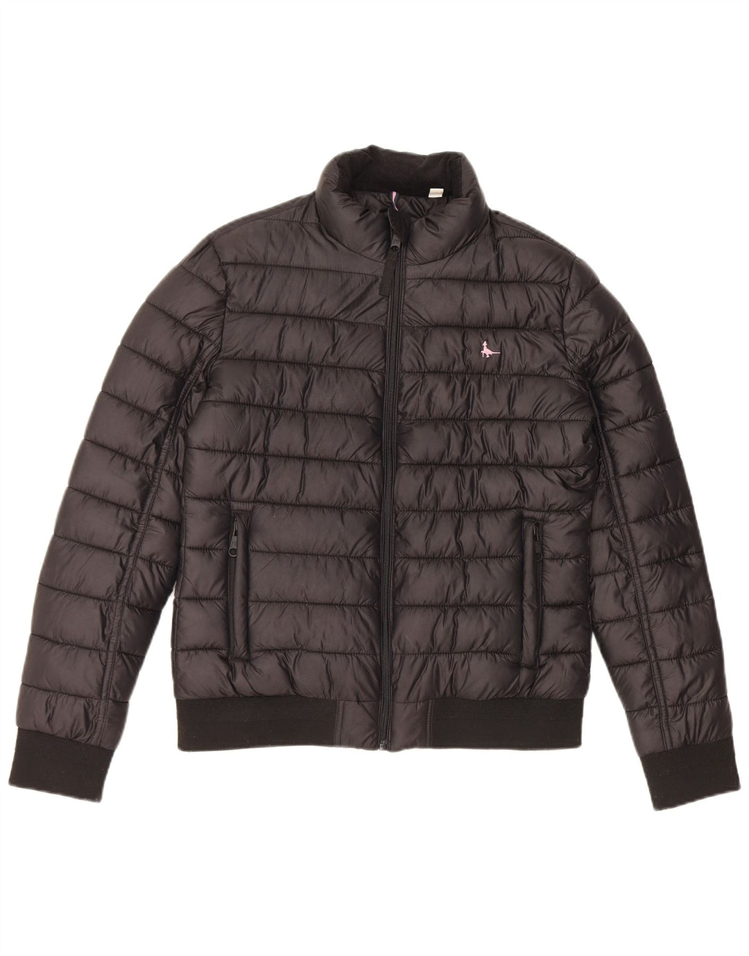 Jack Wills Jachetă căptușită pentru femei UK 10 Small Negru Poliester