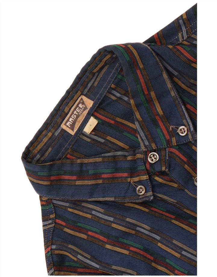 Cămașă de flanel pentru bărbați Master, cu dungi mici, albastre