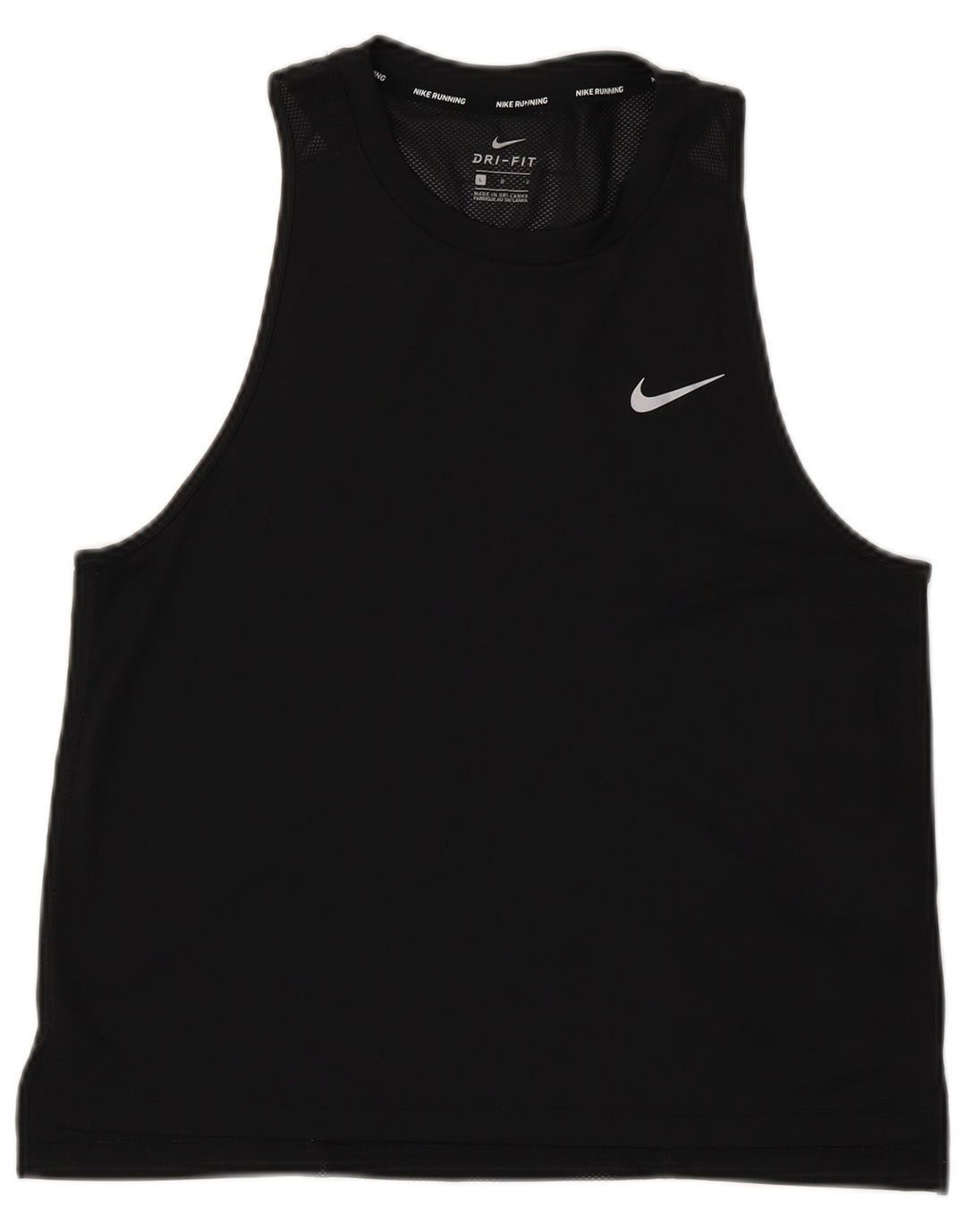 Vesta Nike Dri Fit pentru femei UK 14 Poliester negru mare