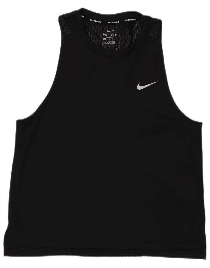 Vesta Nike Dri Fit pentru femei UK 14 Poliester negru mare