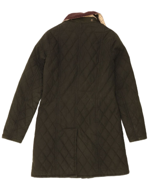 Jachetă matlasată pentru femei Barbour, bumbac cerat, UK 8, bumbac kaki mic