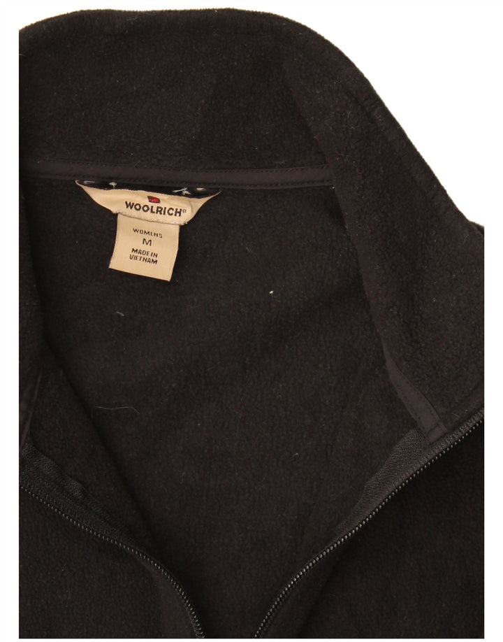 Woolrich Fleece Gilet pentru femei UK 14 Medium Black