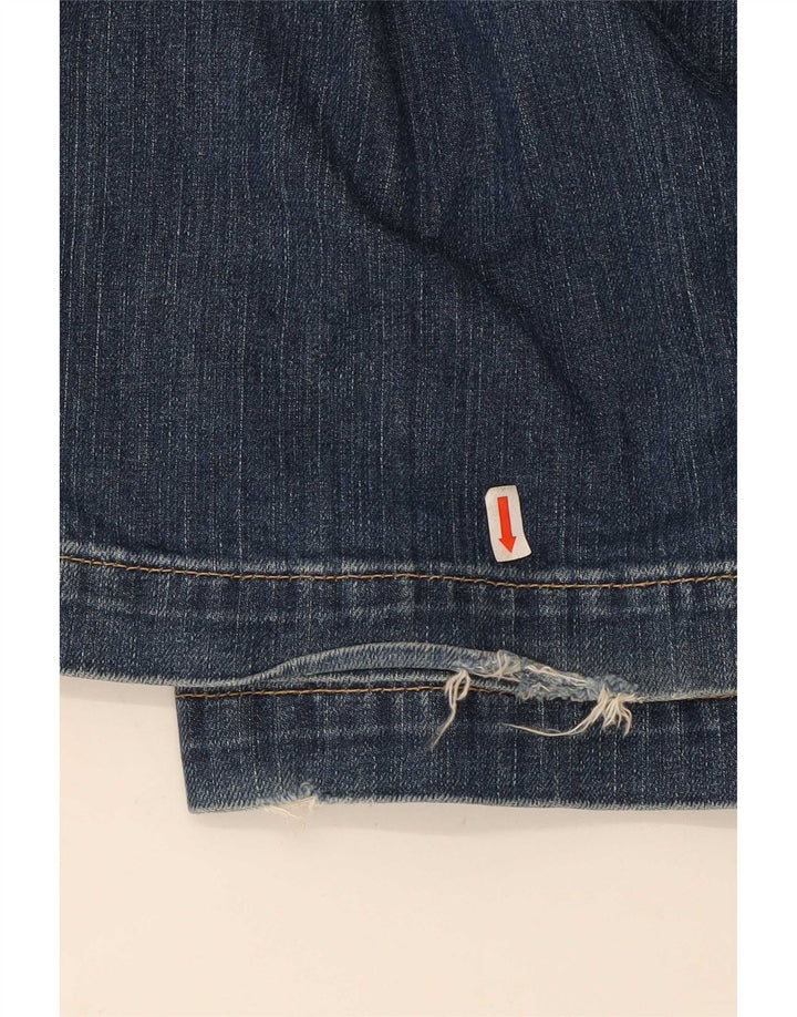 Blugi evazați lungi și slabi pentru femei Gap US 8 Medium W30 L32 Bumbac bleumarin