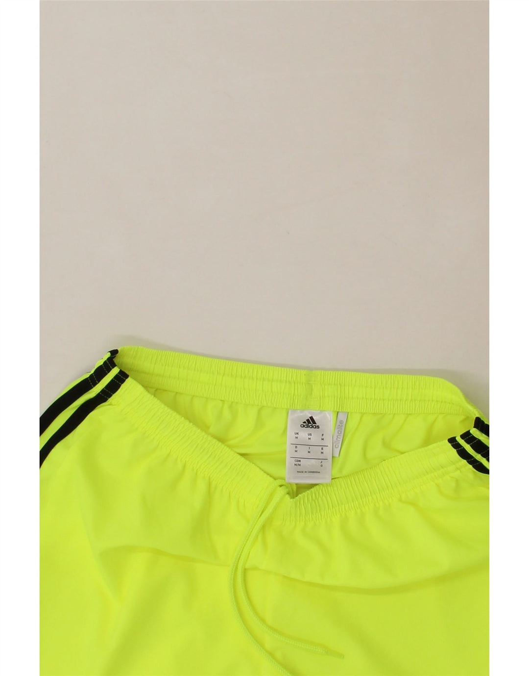 ADIDAS Boys Climalite Sport Shorts 13-14 Years Medium Green Polyester Vintage Adidas and Second-Hand Adidas from Messina Hembry 