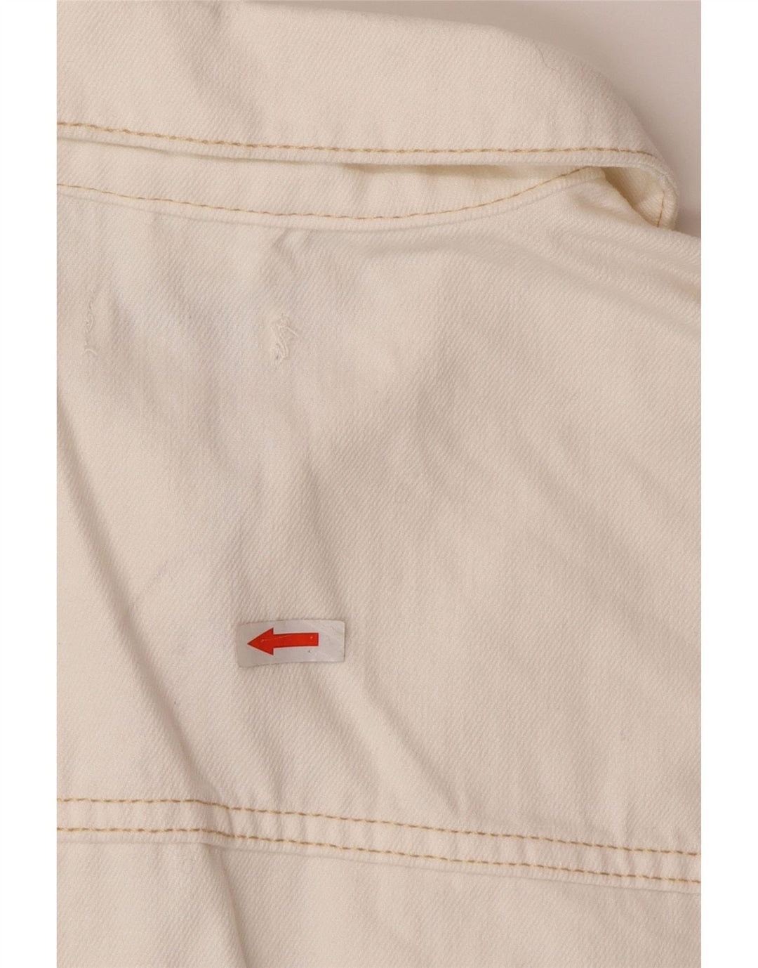 Combi denim pentru femei Topshop UK 8, bumbac alb mic