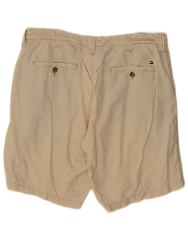 Pantaloni scurți chino pentru bărbați Tommy Hilfiger W34 Large Beige Linen