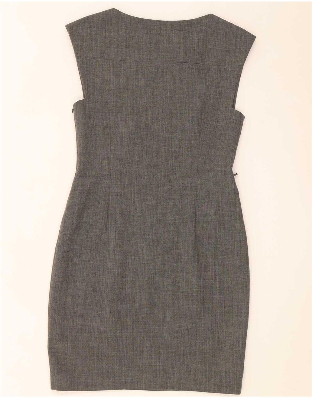 Rochie Ted Baker pentru femei, fără mâneci, mărimea 2, poliester gri mic
