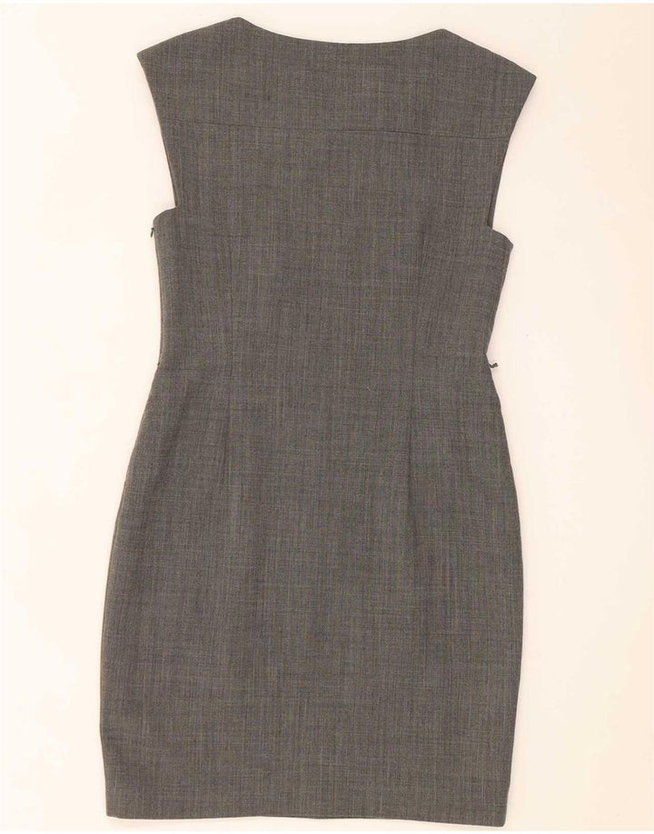 Rochie Ted Baker pentru femei, fără mâneci, mărimea 2, poliester gri mic