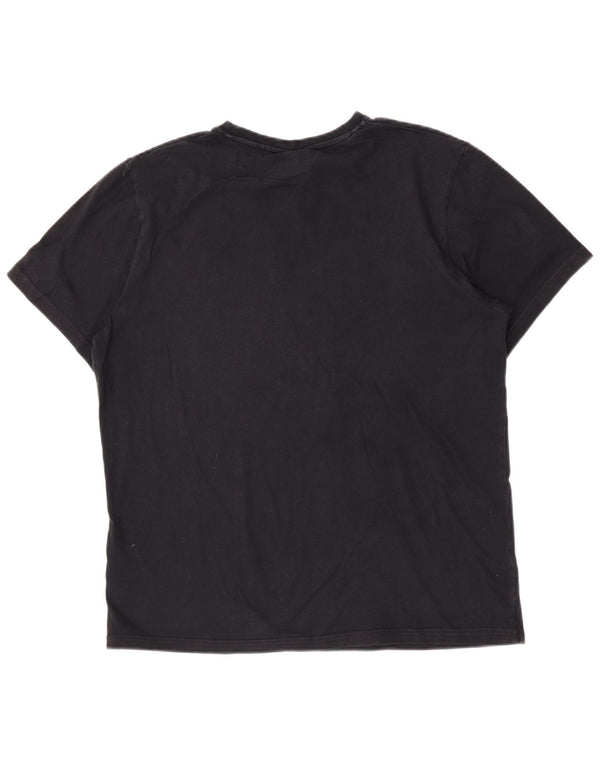 Tricou cu grafic pentru femei Ellesse Top UK 14, mare, negru, bumbac