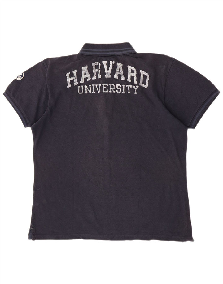 Tricou polo cu grafică Harvard pentru bărbați North Sails XL bleumarin